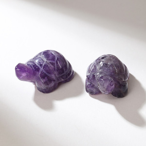Proveedor Profesional de Figuras de Animales Talladas a Mano de 1.5 Pulgadas, Escultura de Tortuga de Cristal, Adorno de Tortuga para Decoración del Hogar - Product Image 5