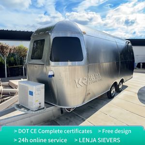 Camión de Comida Rápida Móvil 2025, Camión de Comida Totalmente Equipado, Camión de Pizza y Hamburguesas, Remolque de Comida para Catering con Parrilla para Asar - Product Image 3