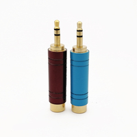 3.5mm M à 6.35mm F Stéréo Pur Cuivre Adaptateur, 1/8 Pouces Prise Mâle à 1/4 Pouces Jack Stéréo Femelle Adaptateur