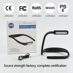 Lampe de lecture LED mains libres à col flexible pour lecteurs, idéale pour la lecture au lit, cadeau pour les amoureux des livres - Product Image 4