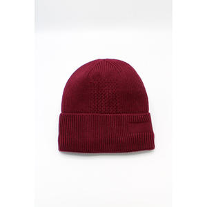 Custom Logo Beanie 16611a Grey Stretch Knit <b>Pom</b>-<b>Pom</b> <b>Hat</b> <b>For</b> Winter Sports And Corporate Team Promotion - Product Image 5