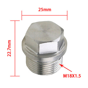 Perno de sellado hexagonal externo de hierro M18*1.5 para piezas de reparación automotriz - Product Image 5