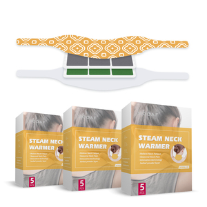 Chauffe-cou avec logo personnalisé, message vapeur pour épaule, cou, coussin chauffant pour le dos, réchauffeurs à base de plantes pour la douleur au cou, enveloppe chaude - Product Image 4