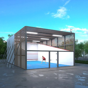 Corte di Squash costruzione di attrezzature sportive su misura Indoor campo da Squash portatile con pavimento sportivo pavimento in legno per le vendite - Product Image 1
