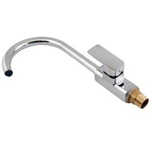 Grifo de cocina Crane Crown Copper, monomando, montado en el encimera, con rotación de 360 grados, para fregadero de verduras - Product Image 5