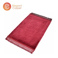 100% Polyester raschel teppich matte für gebet raum geschenk setcustom gebet teppich