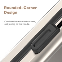 Power Bank daya pemegang kartu 5000mAh, Bank daya aluminium fungsi pemblokiran RFID dengan tali penyandang pengisian daya PD20W