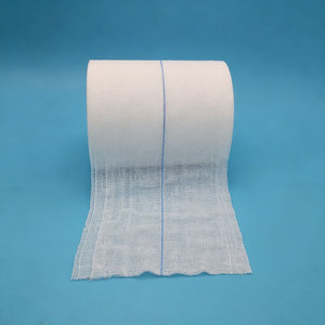 Rotolo di Garza Chirurgica Sterile Idrofila in <span class=keywords><strong>Cotone</strong></span> Medicale con Linea Radiogena Certificata CE per Vendita all'Ingrosso per Ospedali - Product Image 4