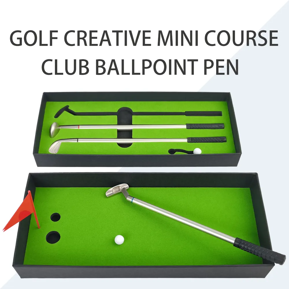 Customization Creative Board Game Simulated Course Premium Mini Club Office Gift Set for Adult Children Ballpoint Writing Pen