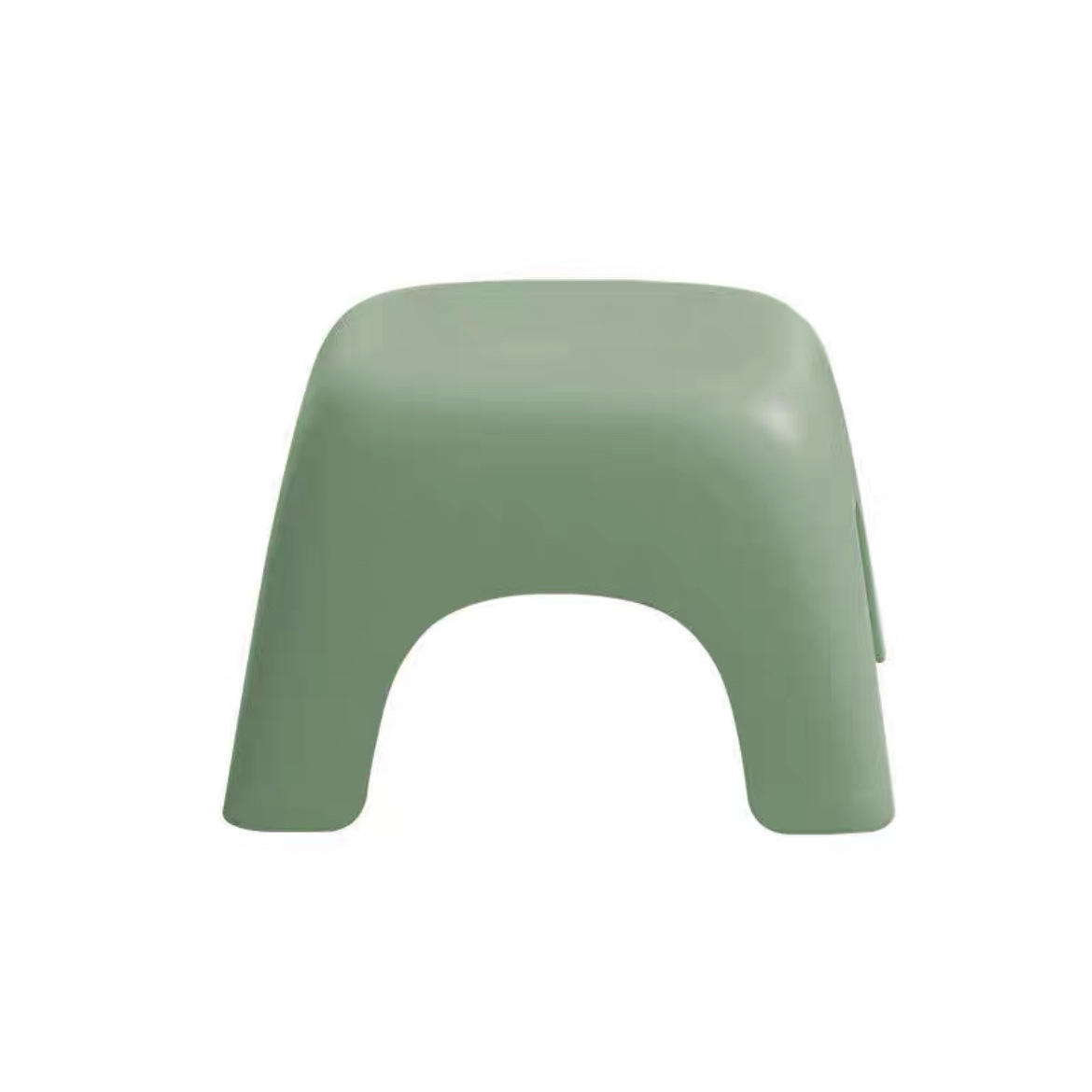 Petit tabouret à quatre coins [Vert avocat]