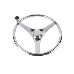 Wholesale 15.5-Inch Stainless Steel <b>Marine</b> Steering Wheel Yacht Accessories and <b>Hardware</b> for Ships Ship's Wheel - Product Image 1