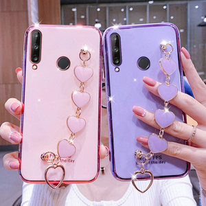 Étuis de luxe pour bracelet en forme de cœur pour Huawei P30Lite P20 P40 P50 <span class=keywords><strong>Pro</strong></span> Lite <span class=keywords><strong>Mate</strong></span> 20 20X <span class=keywords><strong>30</strong></span> 40 Y6P Y7P Y7A Y9S Y9Prime2019 - Product Image 2