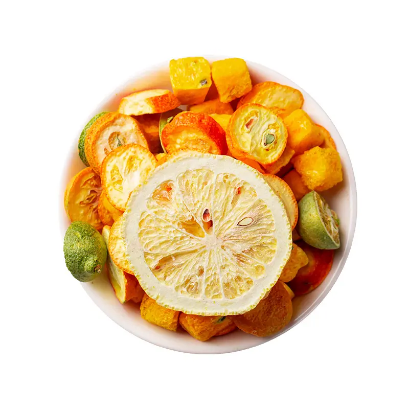 Handmade Freeze-Dried Lemon Green Orange Passion Fruit Tea Slimming Beauty