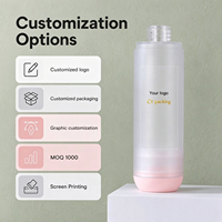 Emballage cosmétique, flacon pompe en plastique rose givré transparent, tailles 15 ml à 120 ml, pour shampoing, lotion, sans air, 30 ml, 50 ml, 80 ml, 100 ml, 15 ml