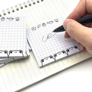 Bloc-notes autocollants réutilisables en forme personnalisée pour bureau - Product Image 1