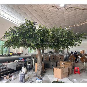 Tùy Chỉnh 3M Cao 6M Rộng Nhân Tạo Ficus Cây Thường Xanh Lớn Sợi Thủy Tinh Cây Nhân Tạo Banyan Cây Cho Trang Trí Ngoài Trời - Product Image 4