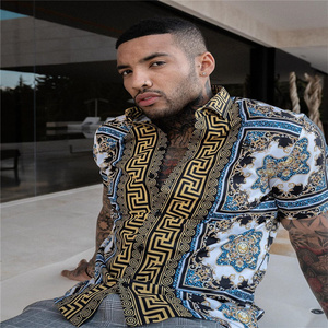 Camiseta de Verano 2026 para Hombre, Impresión Digital 3D, Casual, Sólida, Bordada, de Punto Corto, con Avatar Intercultural - Product Image 6