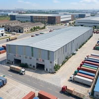 Edificio de Almacén Prefabricado de Acero con Estructura de Alta Resistencia para Taller Industrial, Almacén y Garaje