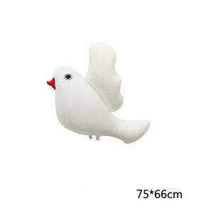 Angel Baby Baptism round Balloon Communion Aluminum Foil Balloon with Cross and Bird Shape Party <strong>Decorations</strong> - Product Image 6