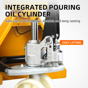2ton 3ton bơm thủy lực Tích hợp tay Xe tải Pallet Chất lượng cao của nhãn hiệu Pallet Jack với quy mô điện tử - Product Image 3