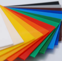 Fabrication de feuilles acryliques noires 4ftx8ft feuille acrylique coulée blanc laiteux/plexi 3mm