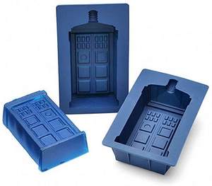 Из ТПУ с принтом "Тардис (подносы кубика льда Доктор Кто силиконовая форма для льда, торт, формы для выпекания маффинов, желе, шоколад желатин прессформа мыла прессформы - Product Image 3