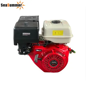 SeaSummer 4 Stroke 13HP Air Cooled Gasolina Motor jardim máquina 188F GX390 Gasolina Motor Kick Start Único Cilindro