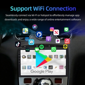 Dispositivo de audio para coche inteligente Android Rhythm de 9 pulgadas con instalación de múltiples aplicaciones, pantalla táctil y reproductor multimedia para Peugeot 308/408 2007-2015 - Product Image 2