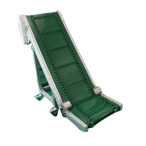 Băng Tải Nghiêng Cấp Thực Phẩm Vách Ngăn Bằng Nhựa PVC Pu Có Phễu Và Đinh - Product Image 6