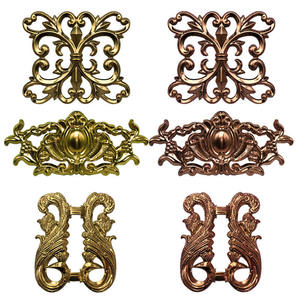 Accessoires décoratifs de porte pour hôtel, appartement et villa, style européen moderne, en acier inoxydable 304, design papillon et fleur - Product Image 1
