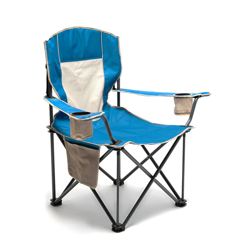 Aluminum 4.5KG Sturdy Outdoor Folding Chairs 60cm Wooden Folding Chair With Armrest