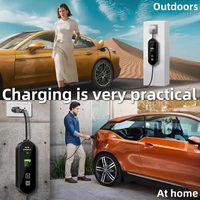 Chargeur de véhicule électrique Type 2 3,5 kW 5M15A Adaptateur Chargeurs de véhicules électriques portables Matériaux polymères Câble Courant réglable Compatible avec BYD