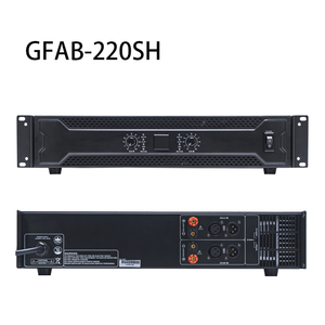 Amplificateur de puissance AC actif professionnel 2 canaux 2U avec stockage 8 1300W*2/4 2600W*2 pour utilisation KTV, produit unique - Product Image 1