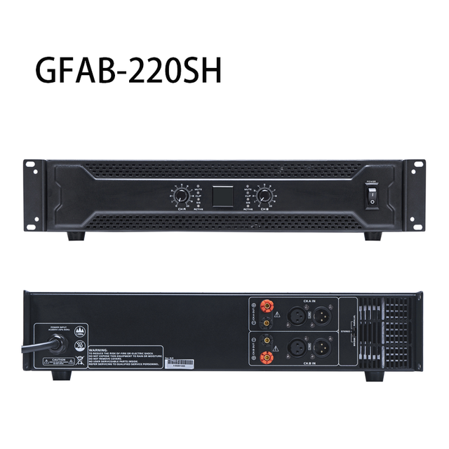 Professional Active AC Power Amplifier 2 Channels 2U Storage 8 1300W*2/4 2600W*2 KTV Use Single Product