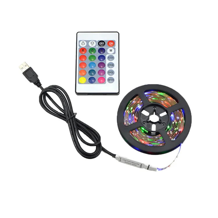 Wholesale Cheap Flex 5V 4M Outdoor Flexible 2835 RGB Waterproof Led Led Light Strip For Decorative Lighting