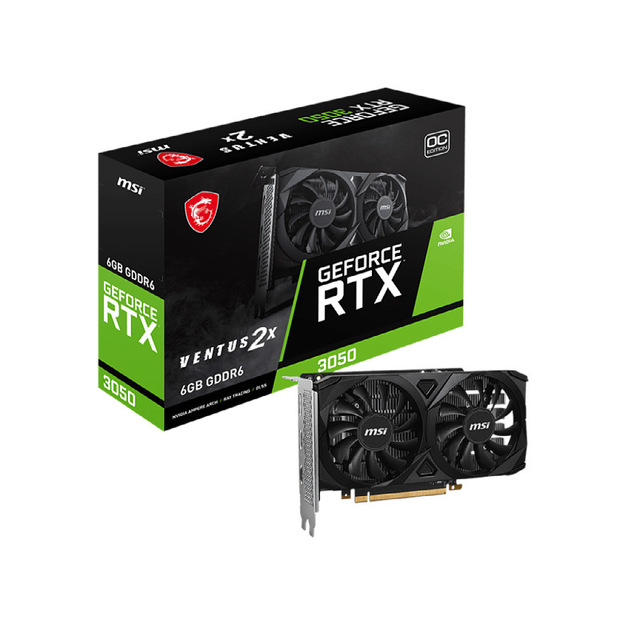 GeForce RTX 3050 VENTUS 2X 6G OC Sports Gaming Computer Graphics Card