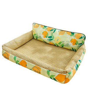 ที่นอนสัตว์เลี้ยงผ้าคลาสสิกเป็นมิตรต่อสิ่งแวดล้อมใหม่บ้านสุนัขสำหรับฤดูร้อนเตียงโซฟาสำหรับสัตว์เลี้ยงสี่ฤดู - Product Image 5