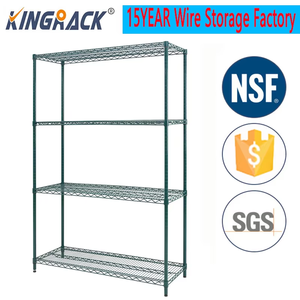 Industrial-Grade <span class=keywords><strong>4</strong></span>-Tier ajustável Stainless Steel <span class=keywords><strong>Display</strong></span> <span class=keywords><strong>Rack</strong></span> com moldura reforçada para armazenamento de varejo/garagem - Product Image 2