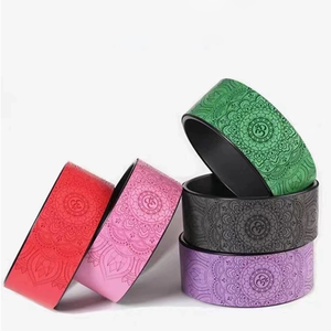 Rueda de Yoga de PU para Espalda, Rodillo de Yoga para Masaje Muscular, Estiramiento de Espalda y Alivio del Dolor - Product Image 2