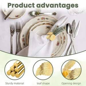 Servilletero de metal sólido resistente con acabado de alto brillo y diseño resistente a la corrosión Ideal para la decoración de mesa tradicional - Product Image 5