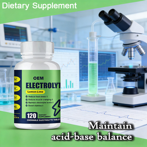 OEM Custom Sugar-Free Effervescent Electrolyte Chewable <strong>Tablets</strong> Adults Pre-Workout Hydration Supplement 2 <strong>Tablets</strong> Per Dose - Product Image 3
