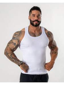 Débardeur de sport pour homme personnalisable, taille <span class=keywords><strong>XL</strong></span>, en coton épais, sans manches, respirant, pour la course à pied, le musculation, le sport - Product Image 1