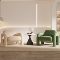 Meistverkaufter Moderner Minimalistischer Nordischer Freizeitstuhl mit Stoffbezug und Schaumstoffpolsterung für Wohnzimmer, Büro, Esszimmer und Hotel