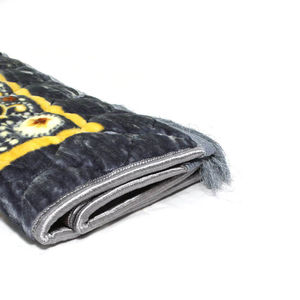 AL ASR Custom Turkish Prayer Mat Velvet Casual <b>Thick</b> Foam Padded Four Seasons Muslim Islamic Prayer Mat - 70"x110" - Product Image 3