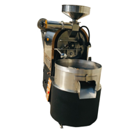 Torréfacteur à café professionnel commercial, électrique et à gaz, capacité 600g, acier inoxydable, usage domestique, moteur 40W, 2500W