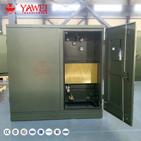 Transformador Trifásico YAWEI de 100 kVA, 13.8 kV, 50 kVA, Montado en Plataforma, para Distribución de Electricidad, Precio de Transformadores ISO Power ONAN 0.4