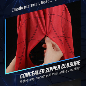 Máscara de Spider-Man de Plástico con Ojos Eléctricos Móviles y Luminosos, Casco de Juguete Educativo para Halloween, DIY, Cosplay - Product Image 3