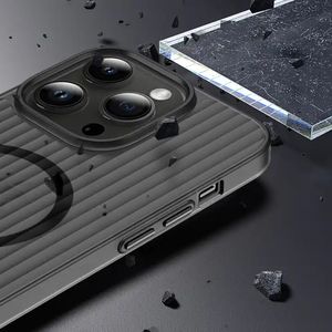 Nero trasparente <span class=keywords><strong>bianco</strong></span> Anti-slip Wave ondulato tipo custodia per telefono PC per <span class=keywords><strong>iPhone</strong></span> <span class=keywords><strong>11</strong></span> 12 13 14 15 16 Pro Max Plus - Product Image 4