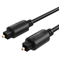 Cable de Audio Óptico Digital CableCreation OEM ODM, Cable de Fibra Óptica Toslink de 6 Pies para Cine en Casa, Barra de Sonido, TV, PS4, Xbox, VDCD