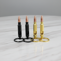 Llavero 3D Mini Personalizado con Logotipo para Glock, Calibre 50, Abridor de Botellas de Cerveza de Metal, Modelo de Bala de Pistola para Defensa Personal, Logotipo Personalizado
